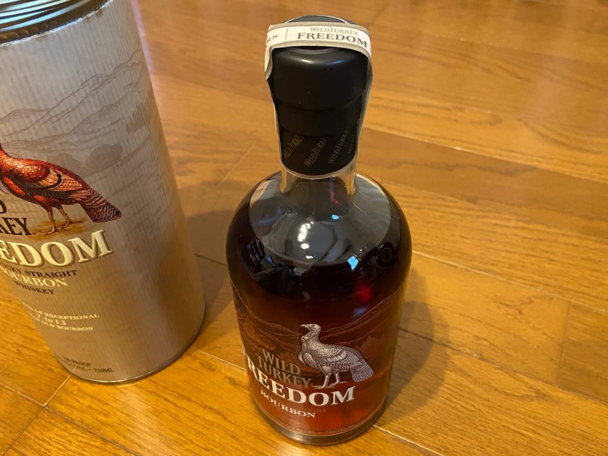 未開栓】WILD TURKEY ワイルドターキー フリーダム ウイスキー 750ml