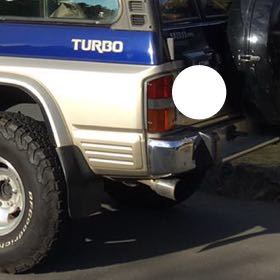 日産サファリ Y60 マフラーカッター 当時 オプション？(マフラー 