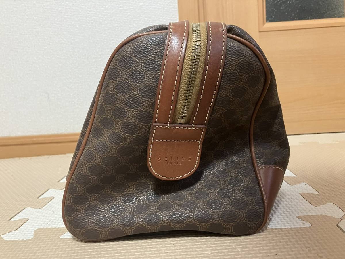 1円 希少 レア CELINE セリーヌ マカダム柄 レディース バッグ カバン 