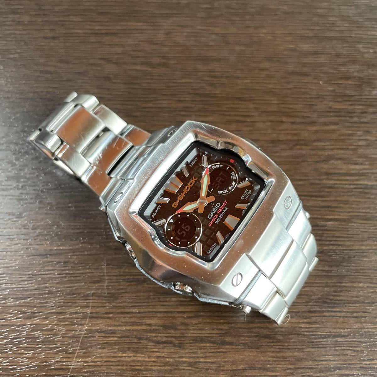 ジャンク】CASIO G-SHOCK G-011D メタルバンド アナデジ 稼動品 【公式