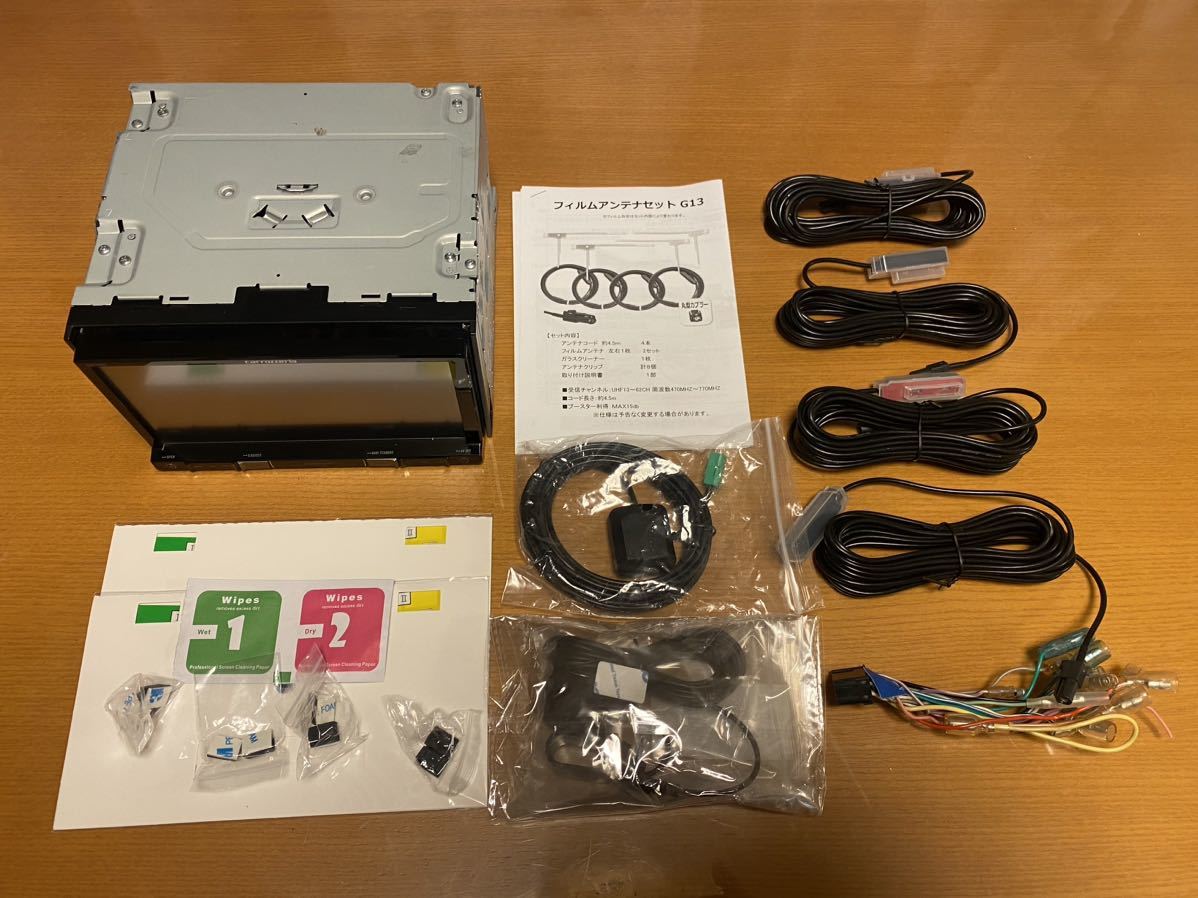 AVIC-RZ06 バージョンアップ 4×4 フルセグ視聴 Bluetooth音楽再生 DVD再生 SD再生 GPS/マイク/アンテナ線/フィルム新品 全国送料無料!