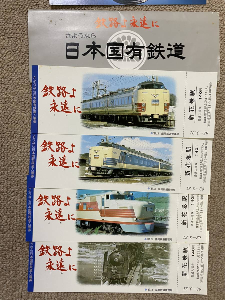 70's80's 昭和レトロ 日本国有鉄道 国鉄 当時物 JNR 北海道 記念切符