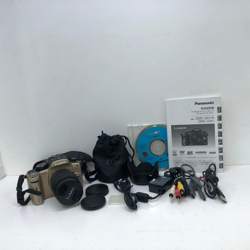 得価，最新作 230316PT300028 ジャンク品 Panasonic Panasonic LUMIX DMC-GH1A ゴールド デジタル一眼レフカメラ 充電器欠品(パナソニック)｜売買されたオークション情報、yahooの商品情報をアーカイブ公開 - オークファ パナソニック