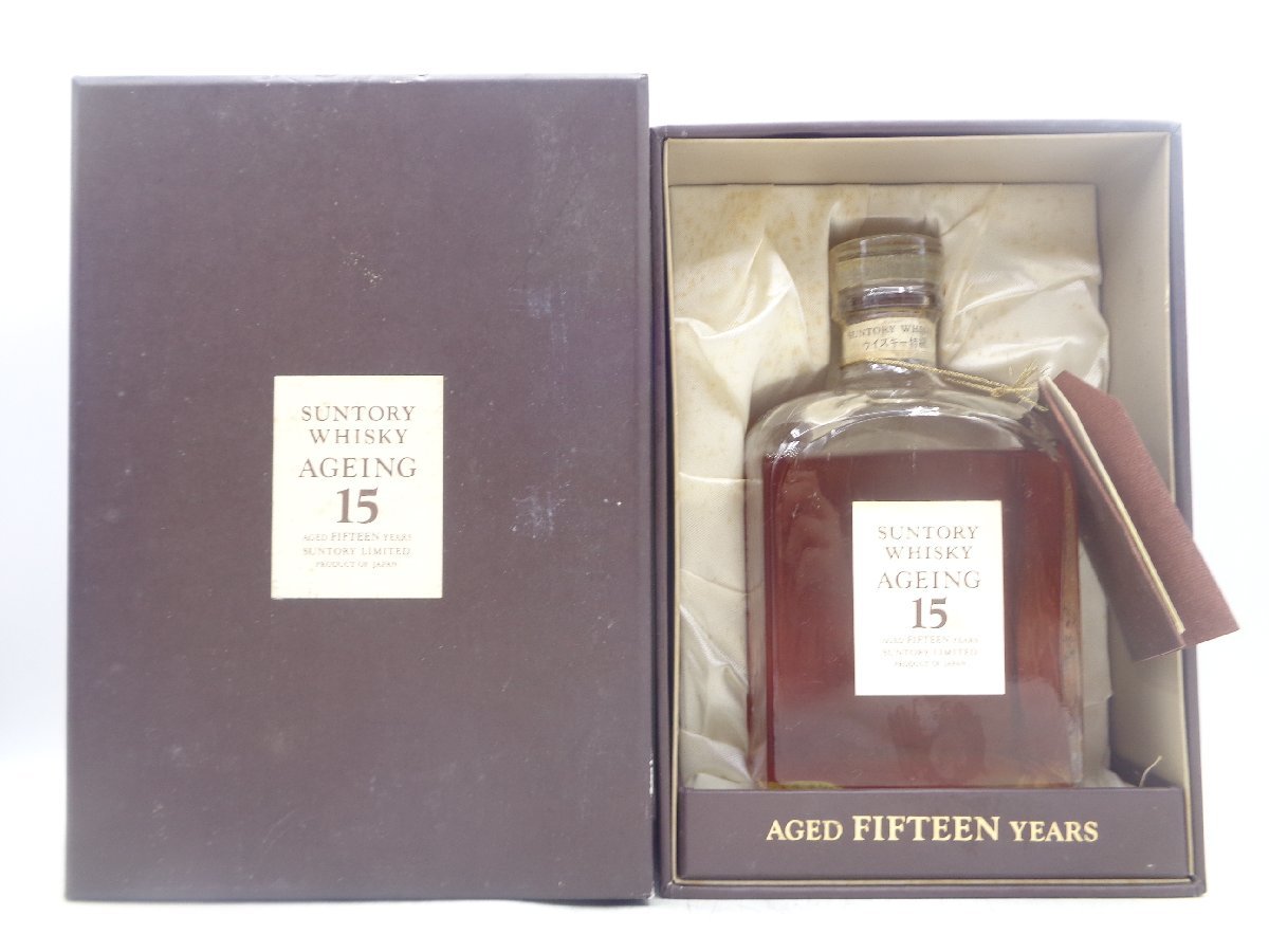 SUNTORY WHISKY AGEING 15 サントリーウイスキー エイジング 特級 箱入