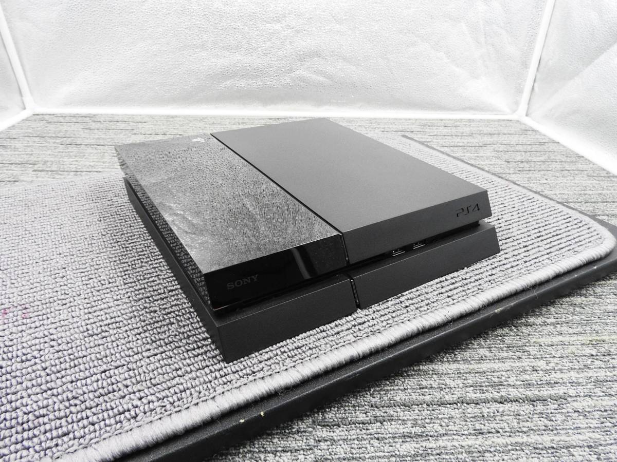 SONY ソニー★PlayStation4 本体 CUH-1000A プレイステーション4 ジェットブラック 起動確認済★簡易検査 中古品「管理№F8648」