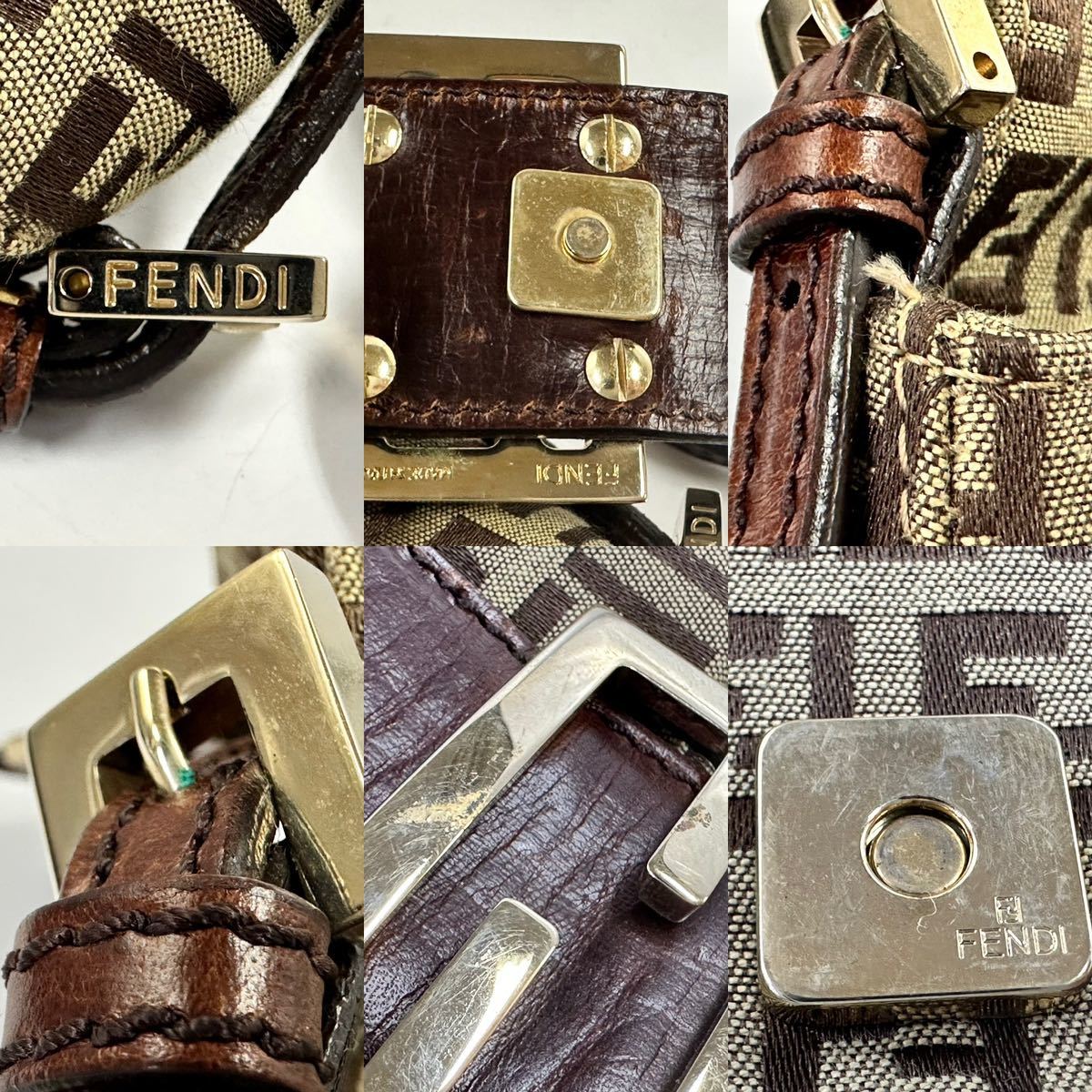 1円スタート FENDI / 2354/8BR180/TN9/088 フェンディ ズッキーノ ミニ 