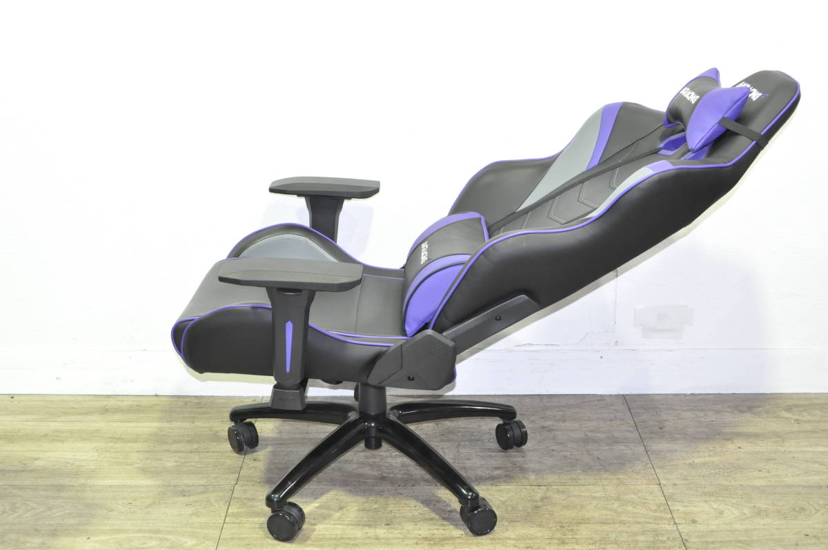 1円スタート】 AKRacing OVERTURE ゲーミングチェア パープル MM IM 