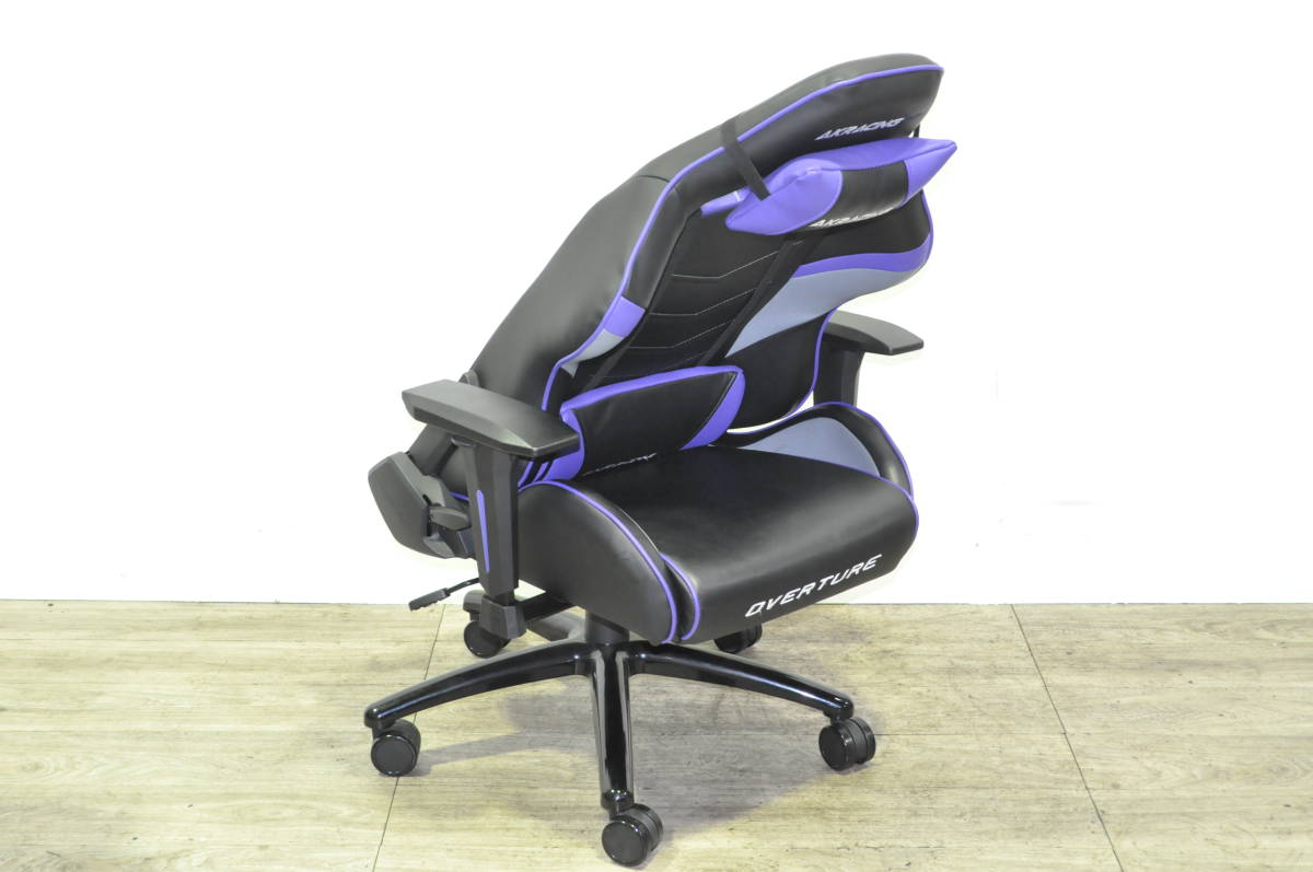 1円スタート】 AKRacing OVERTURE ゲーミングチェア パープル MM IM 