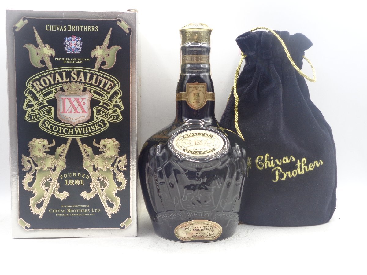 ROYAL SALUTE 21年 ロイヤル サルート 黒陶器 スコッチ ウイスキー