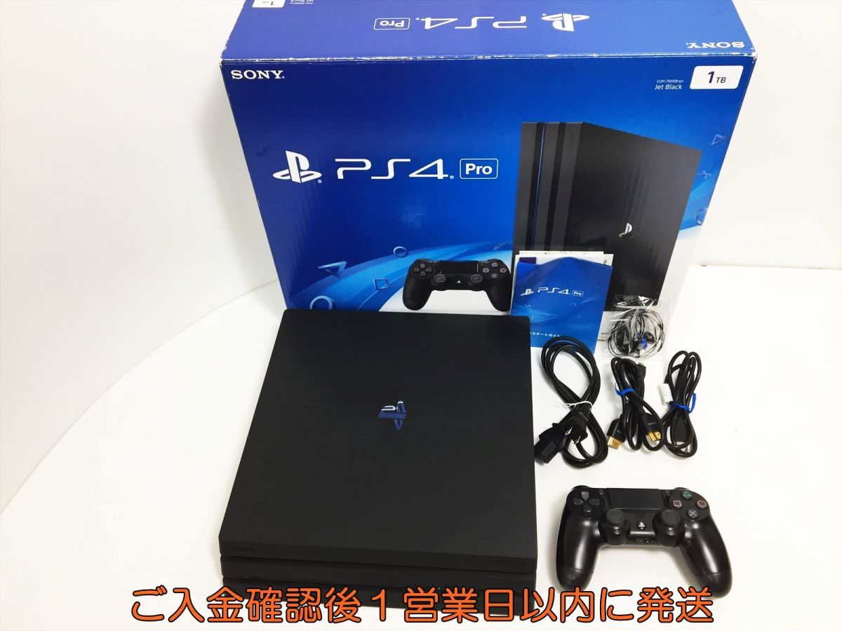  1円 PS4 Pro 本体 セット 1TB ブラック SONY PlayStation4 CUH-7000B 箱 コントローラー プロ 1A6000-4009km/G4(PS4本体)｜売買されたオークション情報、yahooの商品情報をアーカイブ公開 - オークファン PS4本体