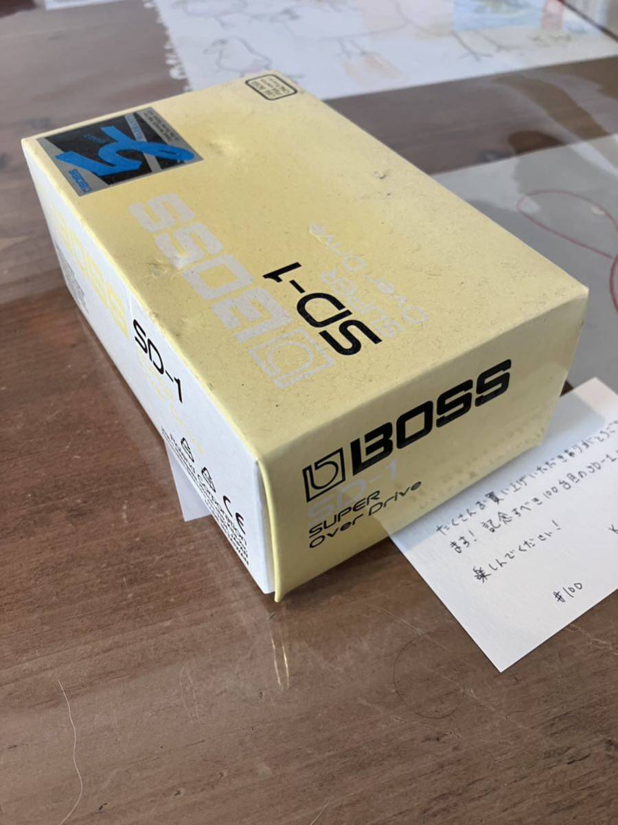 Kensei Ogata BOSS SD-1 Transparent Mod ギター エフェクター