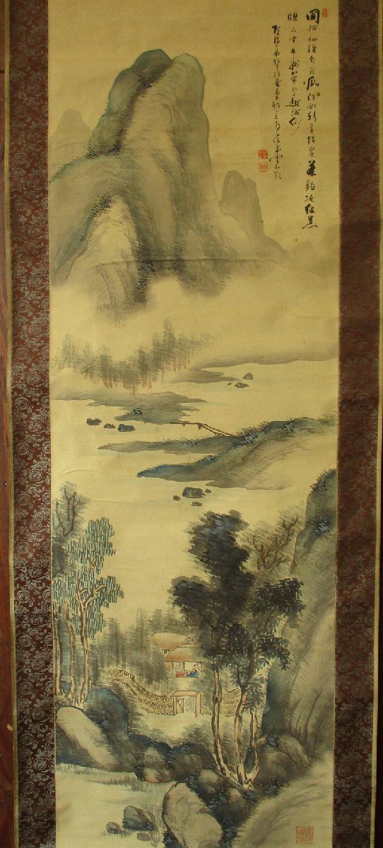 1356 掛軸 8点/野村隆古 雲外 雪洞 筑前南画家 吉嗣拝山 春木南溟 五島