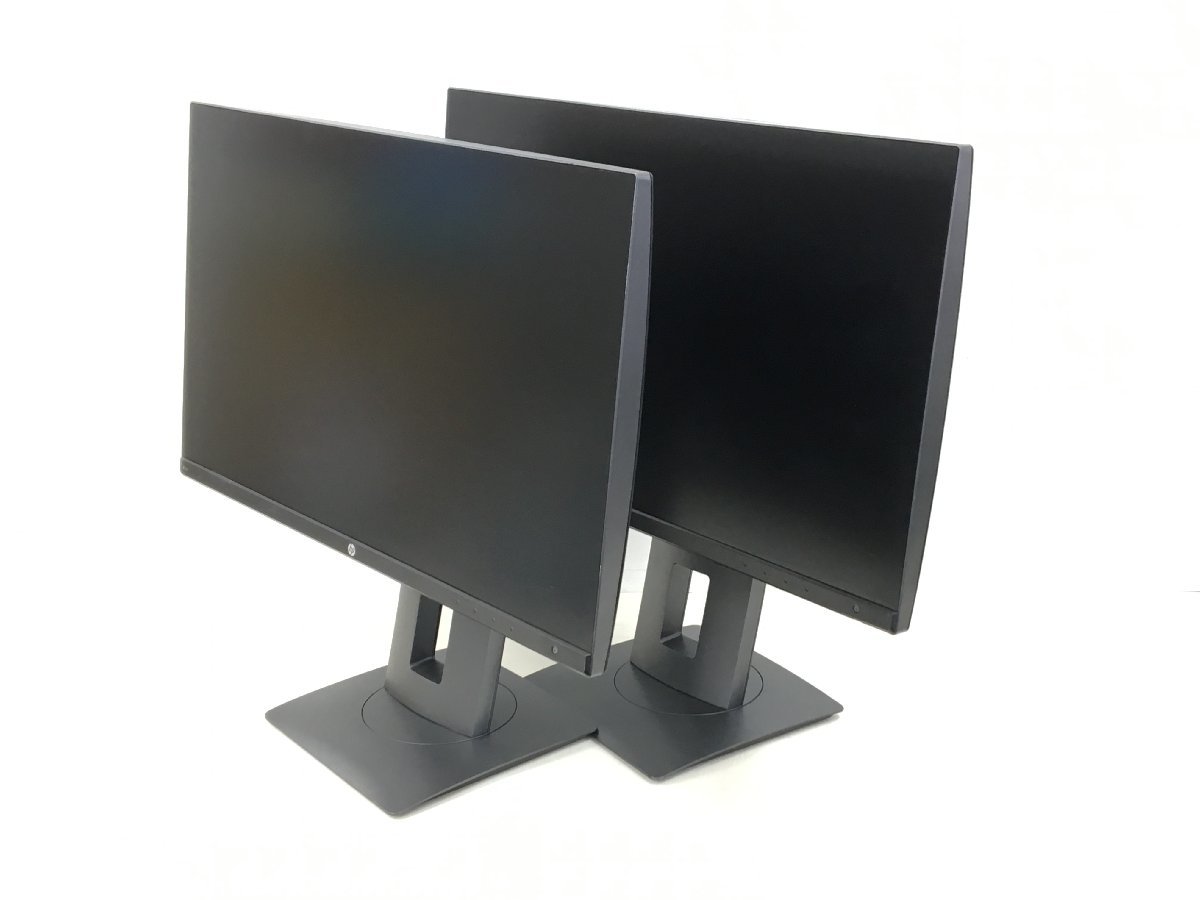 良品HP23型 液晶モニターZ23n　昇降・回転可能（使用時間：1022H 2289H)　2017年製 2台セット　 (管：2C-M）
