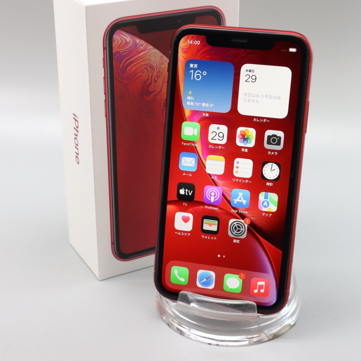 Apple iPhoneXR 64GB (PRODUCT)RED A2106 MT062J/A バッテリ85% ■SIMフリー(SIMロック解除済)★Joshin2503【1円開始・送料無料】