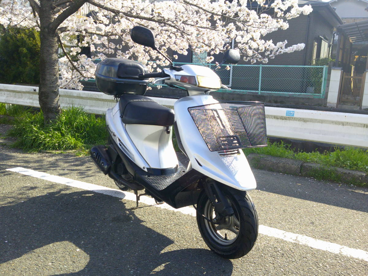 アドレスV100 スズキ CE13A 2スト 走行可能ですが不調 福岡市早良 