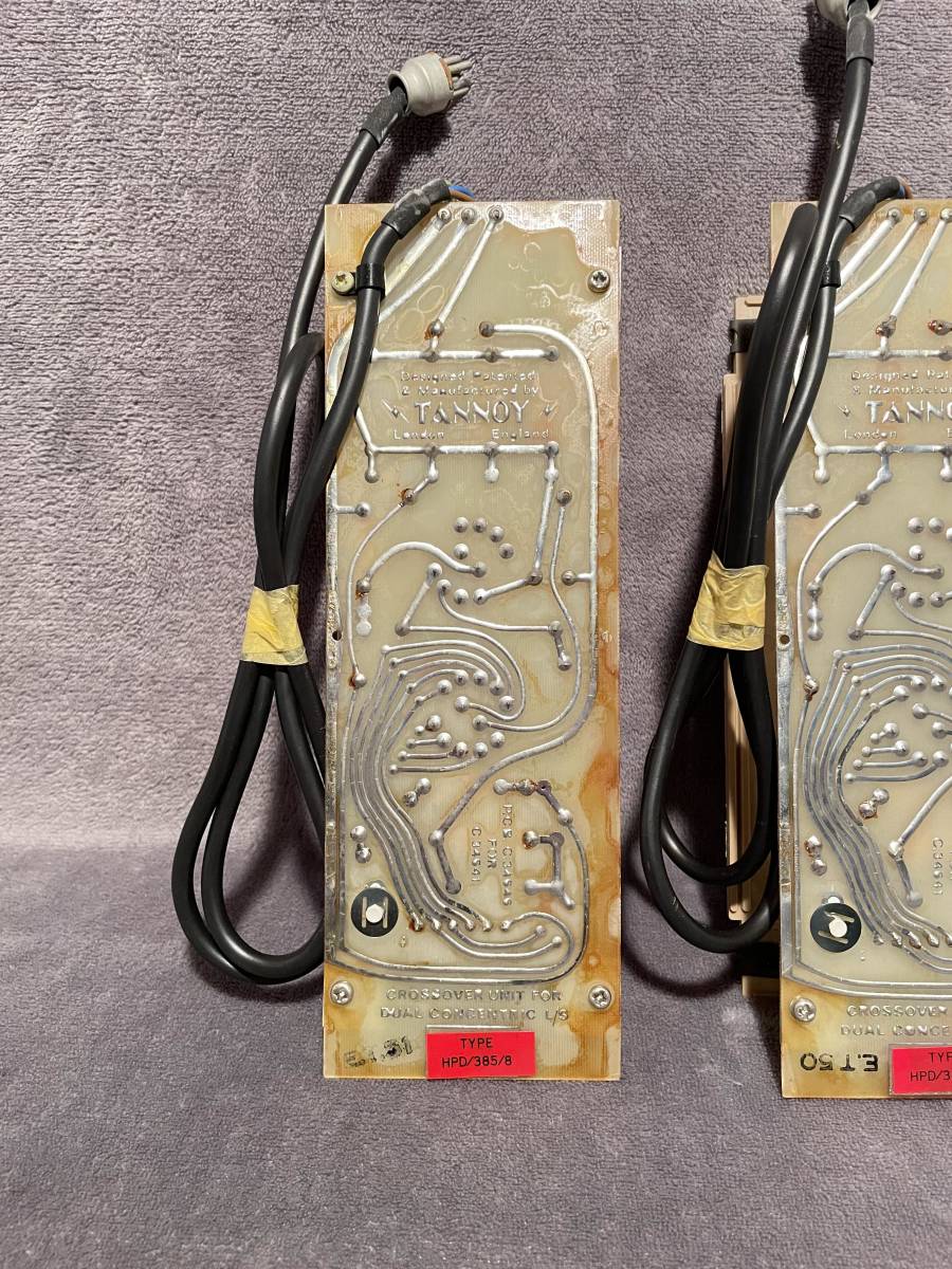 TANNOY HPD385/8 ネットワークペア TANNOY タンノイ385A ，385/8 ネットワークペア TANNOY HPD⁄385⁄8