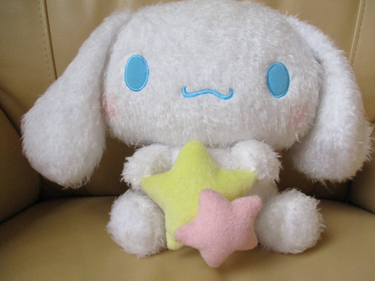 ■オルゴール【シナモロール★シナモン/星/「夢路より」~Beautiful Dreamer~】ぬいぐるみ ムービングオルゴール ゼンマイ 首 動く Sanrio 