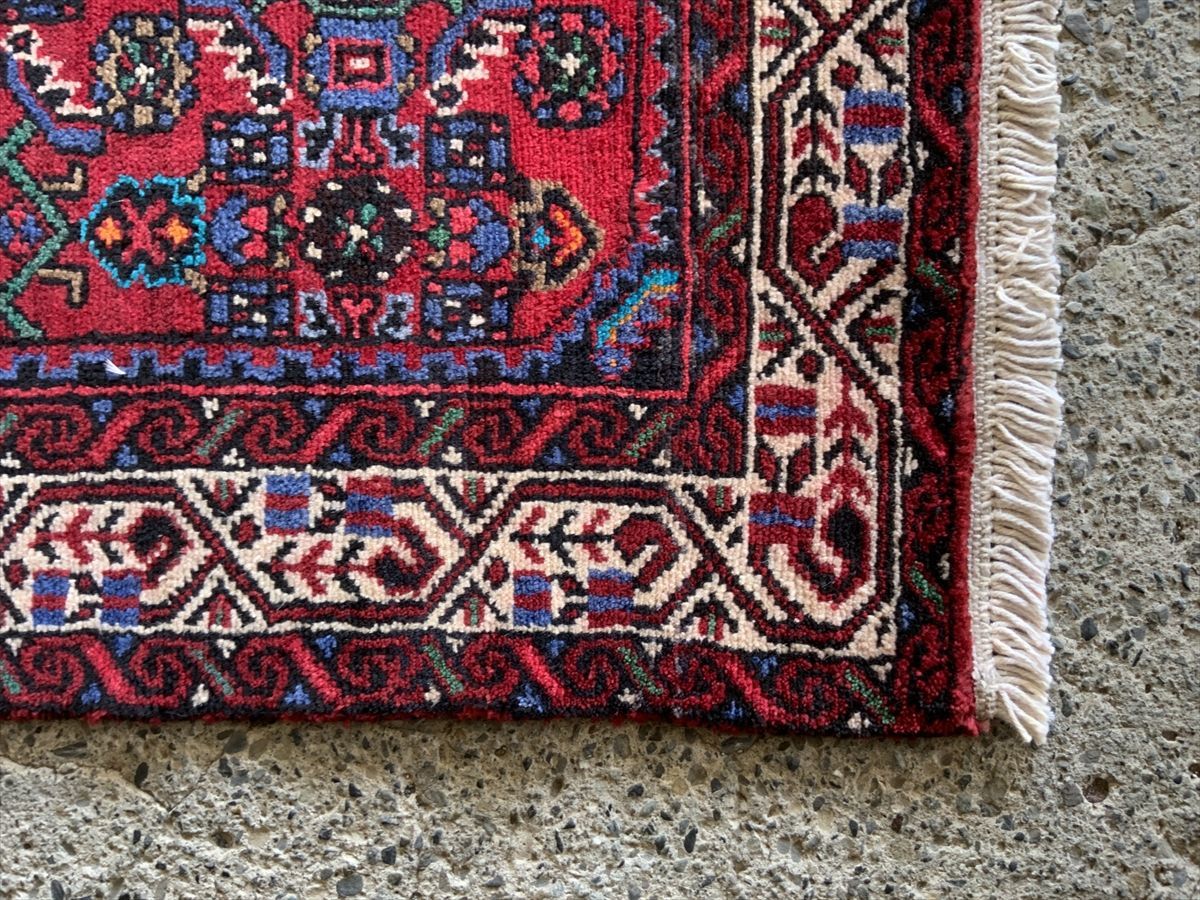 ☆オススメヴィンテージ☆セネ産162×92cm ペルシャ絨毯 絨毯 ラグ