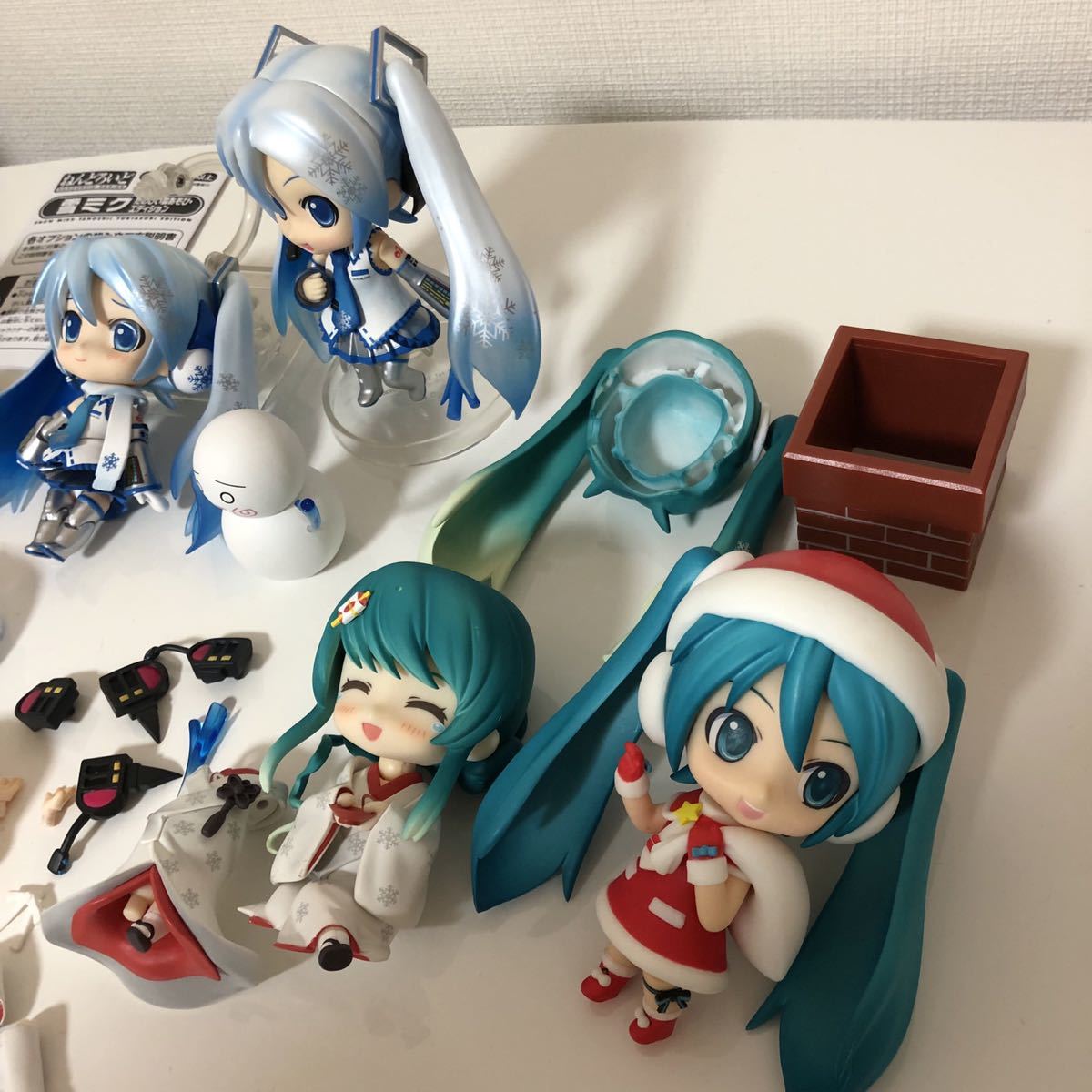 現状品】初音ミク 雪ミク ねんどろいど まとめ売り フィギュア 白無垢 