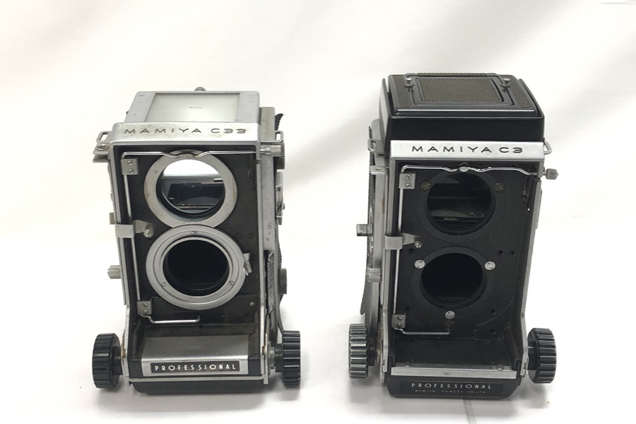 送料無料】東京)◇MAMIYA マミヤ C3/C33 二眼カメラ ジャンク 2点 名