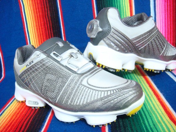 BOAボアダイヤル□FJ□HYPER FLEX□GOLF□25cm□FOOTJOY□フット