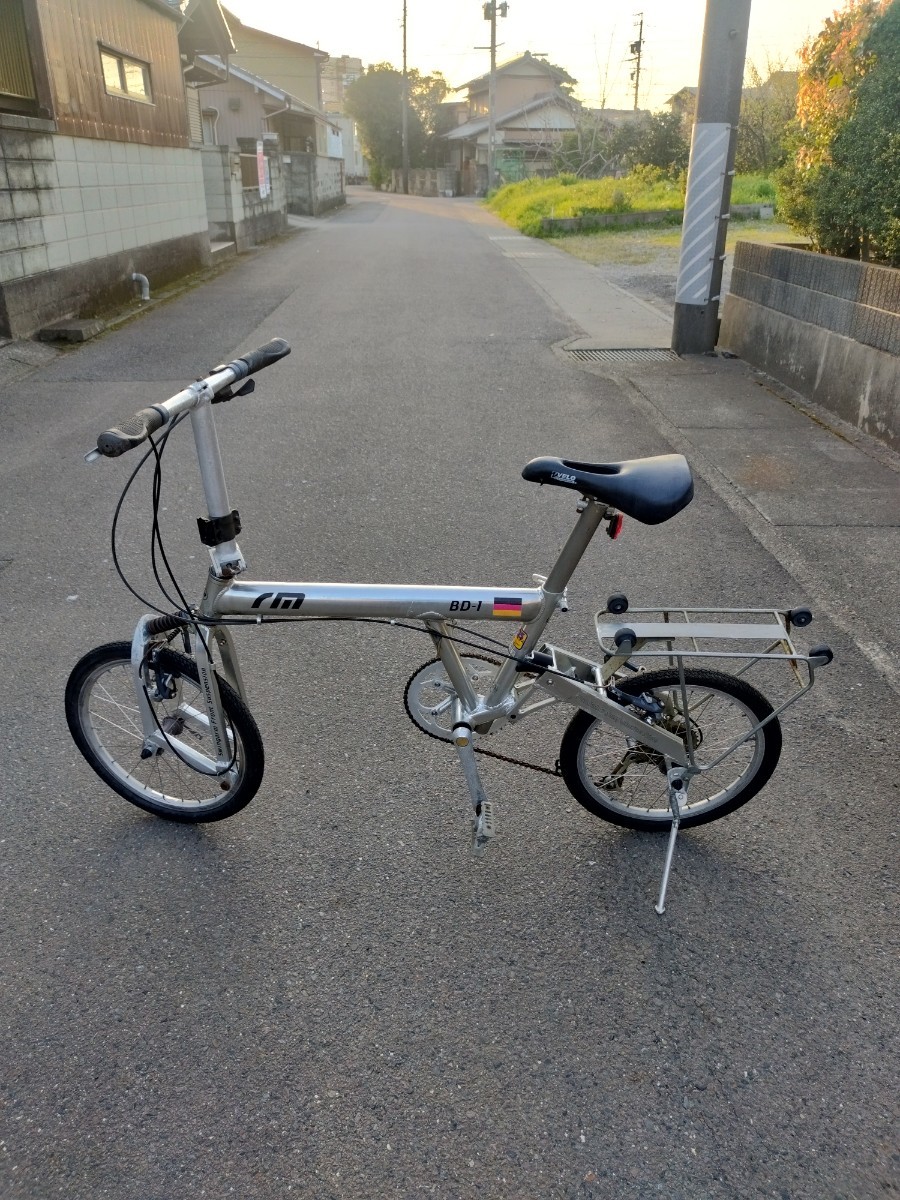折り畳み自転車　BD-1　R＆M　7005アルミフレーム　20インチ　7ギア　少々サビありますがきれいです