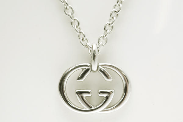 美品！！GUCCI グッチ シルバー925 GGロゴペンダント silver925 ロゴ