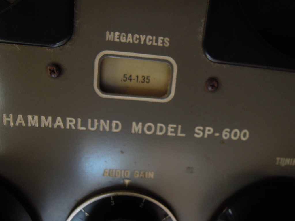 HAMMALUND MODEL:SP-600 受信機 美品動作品 受信機 Hammarlund SP-600 the