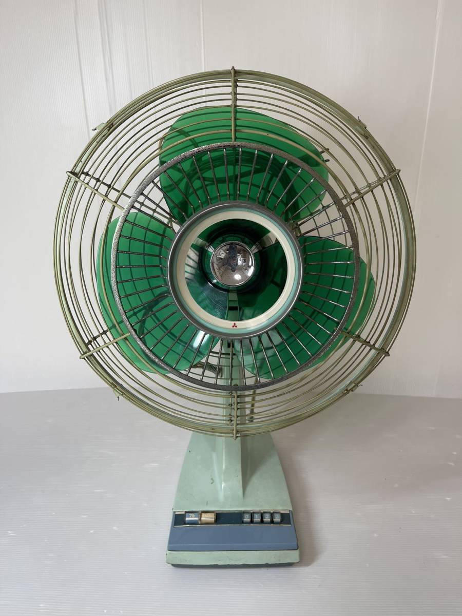 三菱 MITSUBISHI DM-30V 昭和レトロ 扇風機 ミツビシ 当時物 完動品