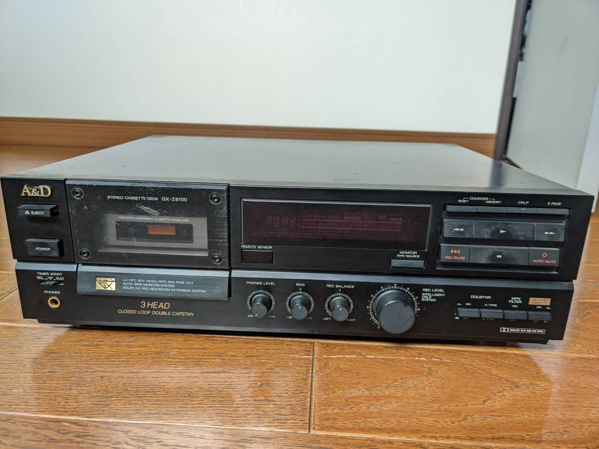 GX-Z6100 カセットデッキ A&D アカイ 通電OK赤井 赤井電機株式会社
