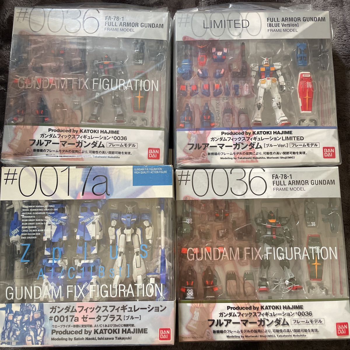 ガンダムフィックスフィギュレーション GUNDAM FIX FIGURATION 4体