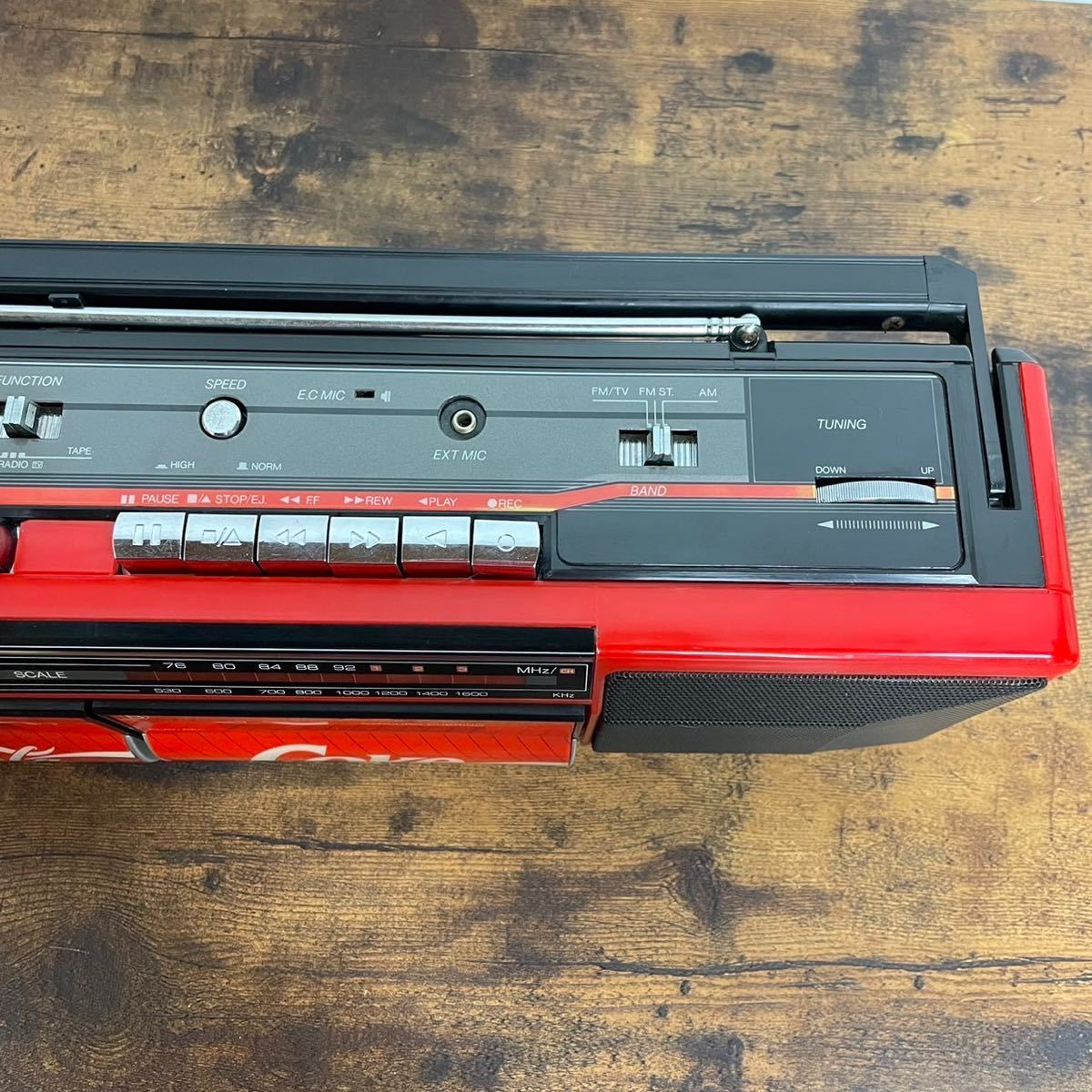 希少 Coca Cola コカコーラ ダブルラジカセ TRC-938 非売品