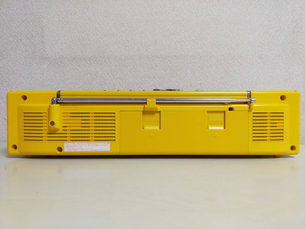 昭和レトロ National ナショナル RX-F3 ラブコール イエロー ラジカセ