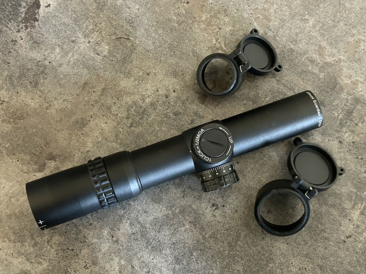 Ohhuntガーディアン 4.5×24 ライフルスコープ　キャップ付　291g スコープ　/ スナイパー　サバゲー　マルイ　aps vsr タスコ