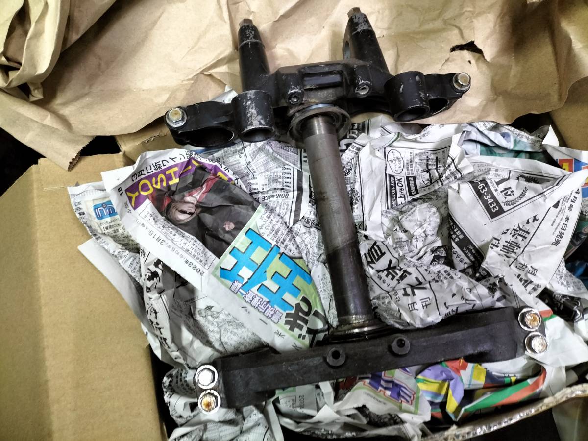 Z400FX 純正パーツ ステム・フロントフォーム前後足回り・エア