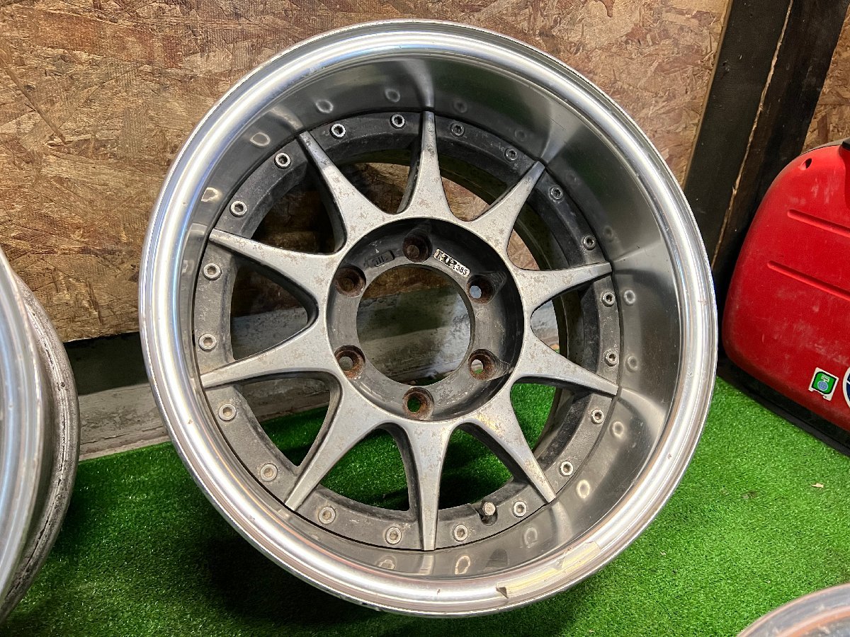 深リム ENKEI HR385 ハリケーンレーシング 15インチ 8J -28 PCD139.7 