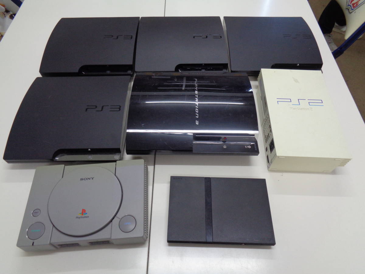 25-0②【ジャンク品】SONY系ゲーム本体　まとめセット