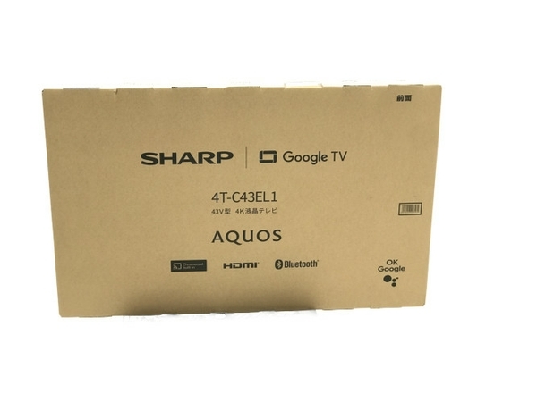 SHARP AQUOS 4T-C43EL1 4K 液晶 テレビ 43インチ 家電 未使用 F7450020