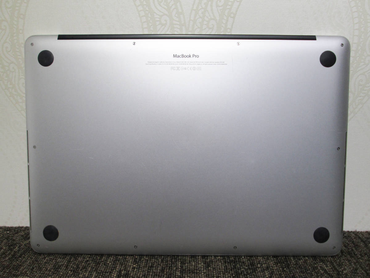 ジャンク MacBook Pro Retina 15inch Mid2012 MC976J/A Core i7 2.6GHz/8GB