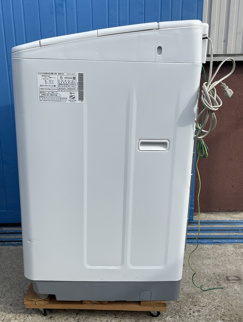 日立 HITACHI NW-D7HX 7 0kg 洗濯乾燥機 縦型 白い約束 動作品 給排水