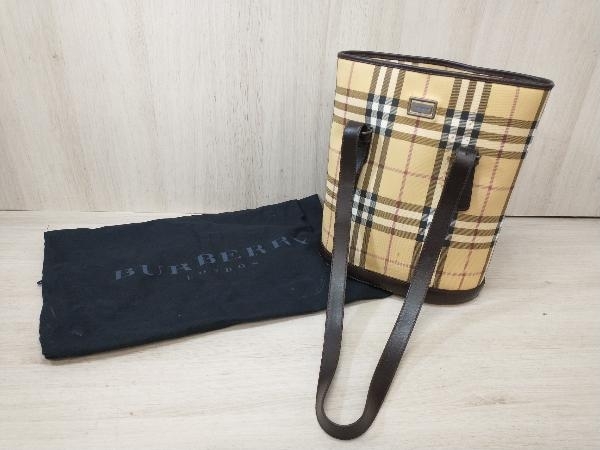 BURBERRY London バーバリーロンドン バケツ型 ショルダーバッグ ノバ
