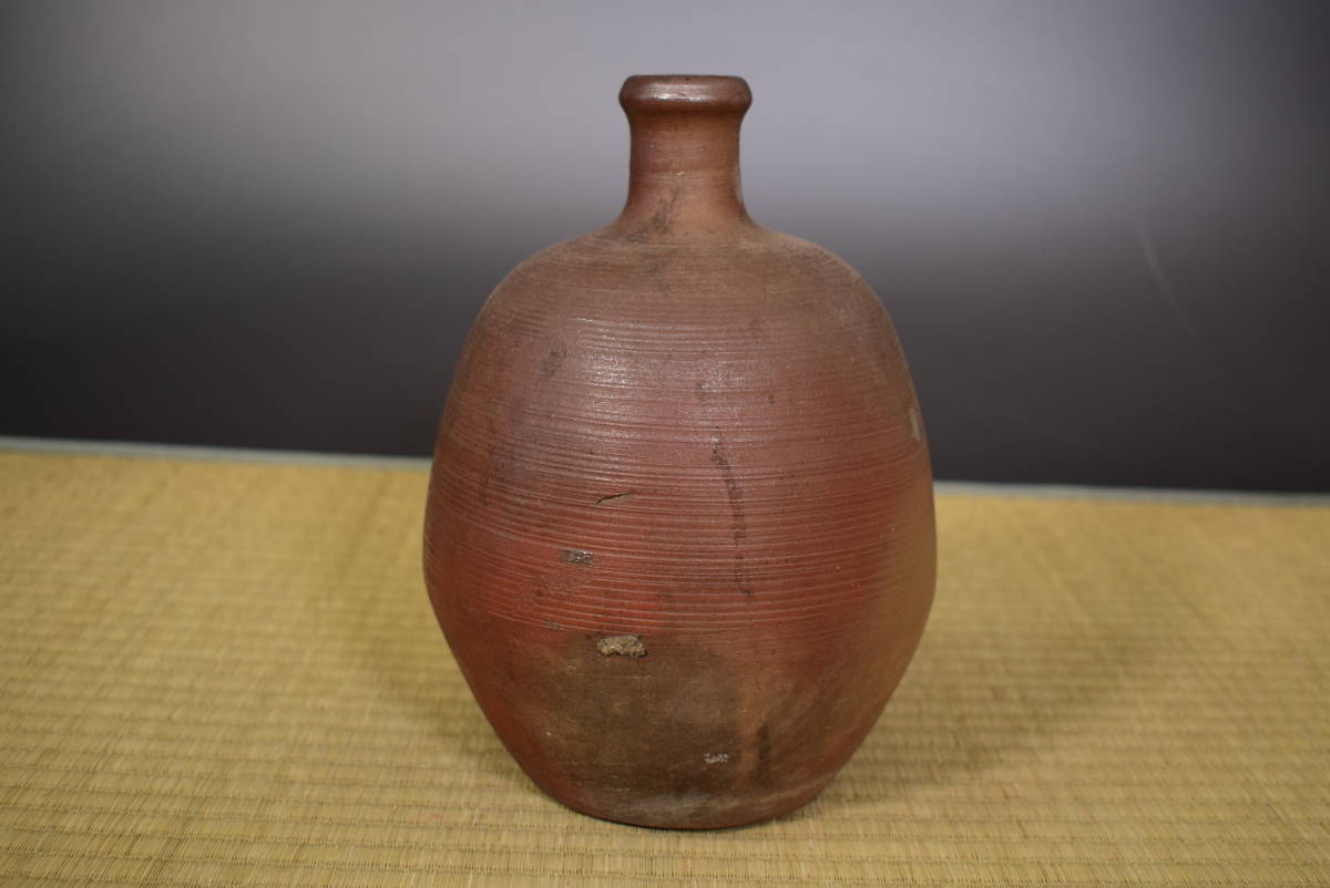 和】(5849) 時代古作 古備前徳利 酒徳利 花生(酒器)｜売買された