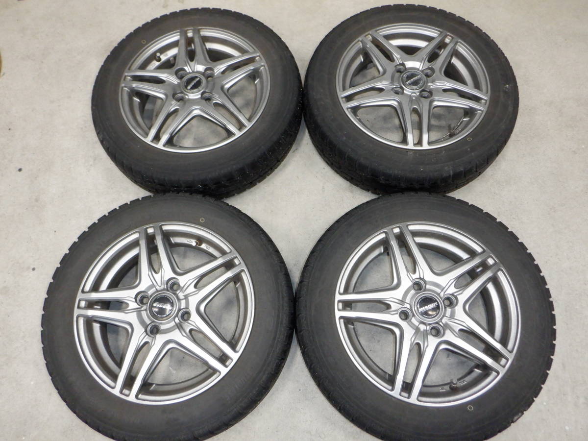 WAREN 14インチアルミホイール TOYOスタッドレスタイヤ 14×4.5J INSET 
