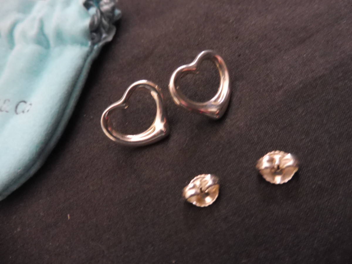 ティファニー TIFFANY &Co. オープンハート ピアス 925 Silver