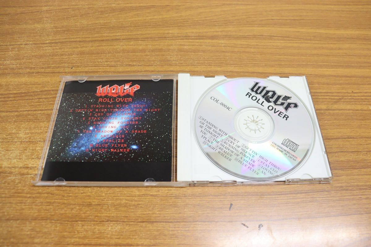 CD WOLF ウルフ ROLL OVER ロールオーバー 1991年盤 帯付き CD CD WOLF