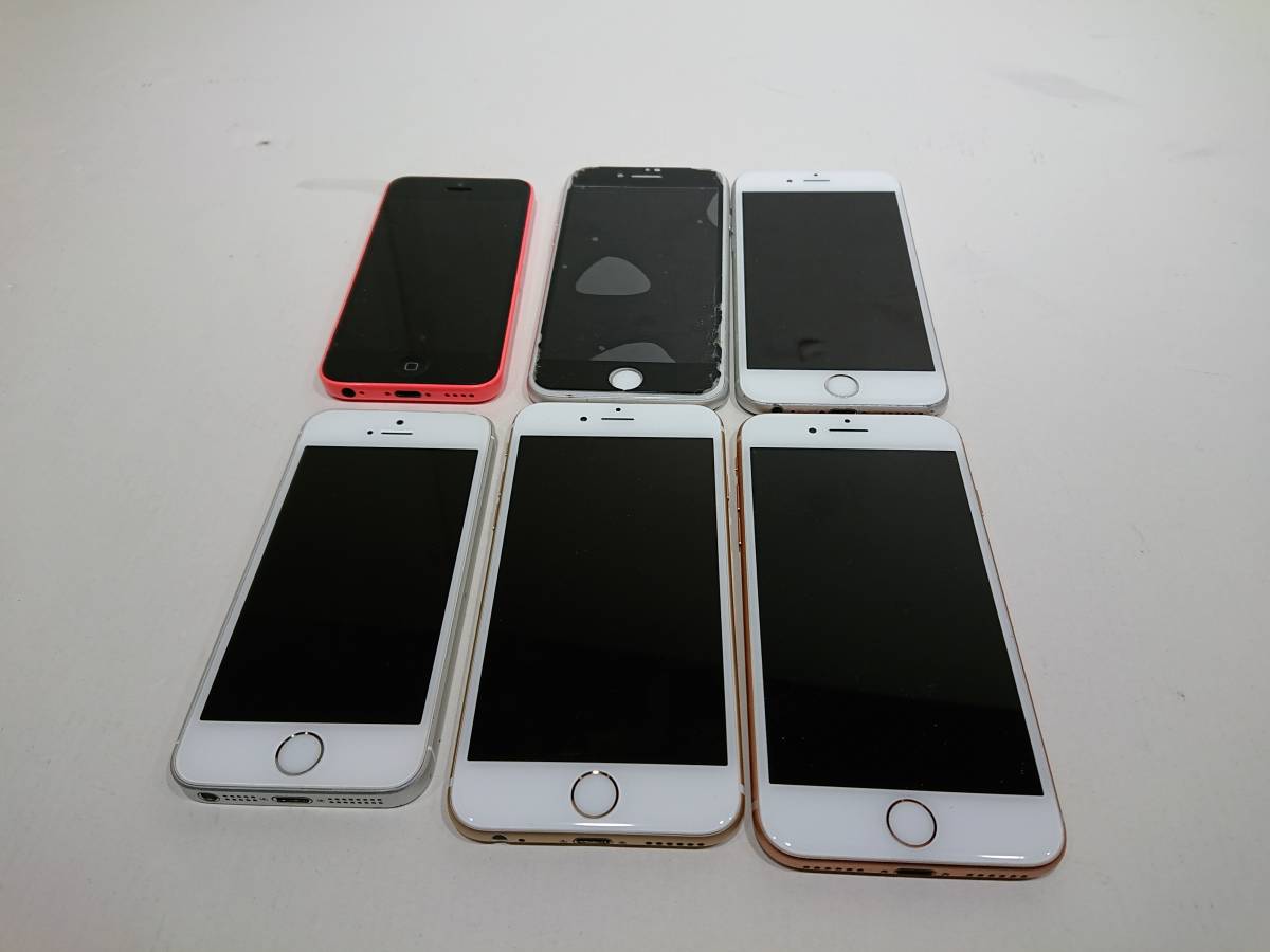 iPhone6台 まとめ売り 【ジャンク部品取り用】 iPhone 6台まとめ売り