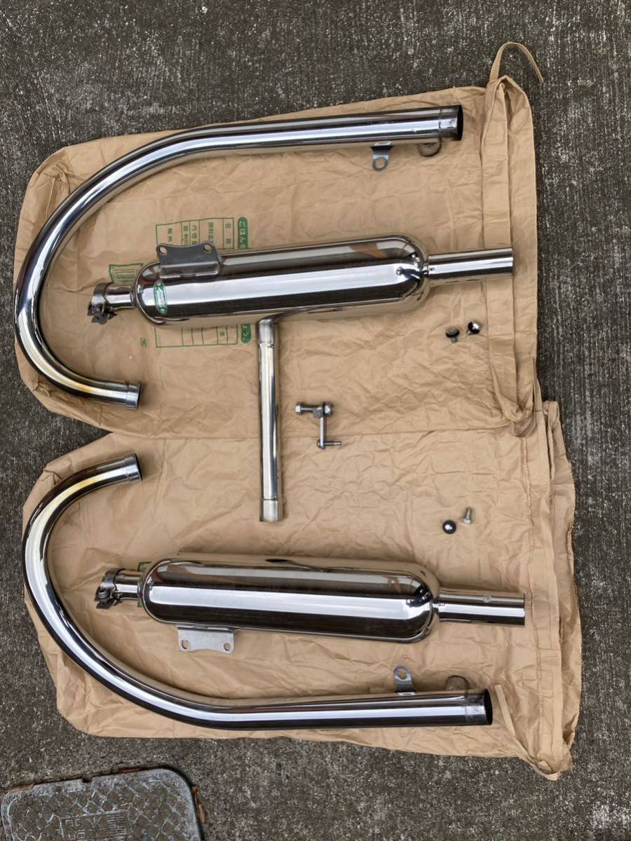 w650 w400 ビート ナサートトラッドマフラー(マフラー本体（社外