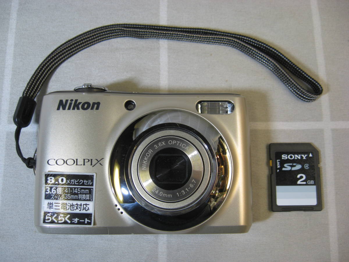美品 乾電池駆動] Nikon(ニコン)クールピクス L21 シルバー Nikon