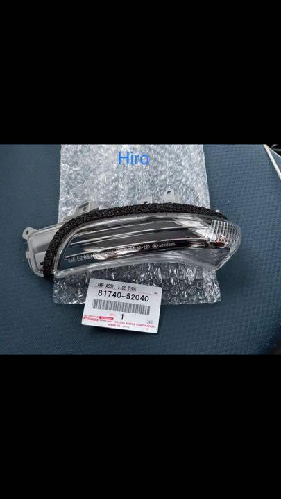 新品 トヨタ 純正 プリウスα ZVW40 ZVW41 左 ドアミラー ウィンカー レンズ サイドターンシグナルランプ