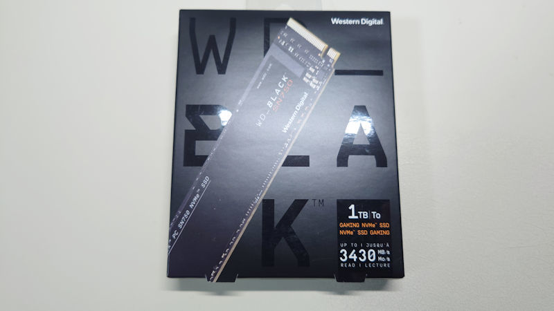 中古] 1TB NVMe SSD WesternDigtal WD BLACK SN750 (WDS100T3X0C